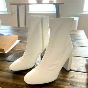 White Ankle Boots